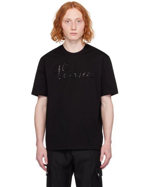 Versace Black Nautical T-shirt for men