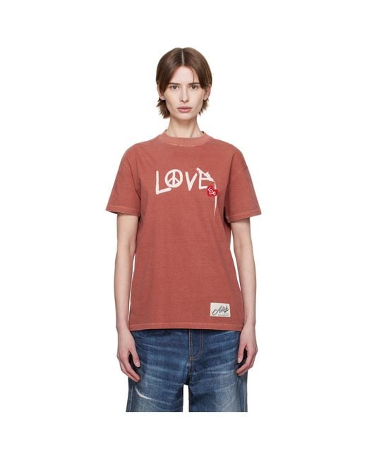 ANDERSSON BELL Red 'Love' T-Shirt