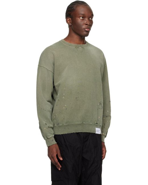 Neighborhood Green Damage Sweatshirt for men