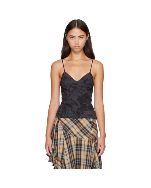 Collina Strada Black Sunray Camisole