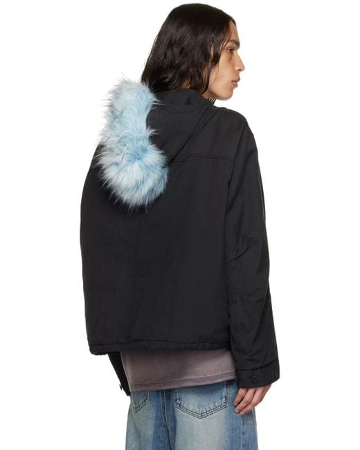 we11done Black Sortie Jacket for men