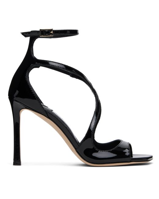 Jimmy Choo Black Azia 95 Heeled Sandals