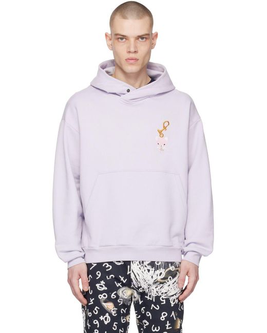 Vivienne Westwood Purple Embroidered Hoodie in White for Men Lyst