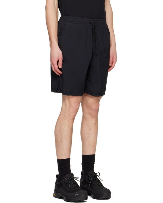 メンズ Stone Island ブラック リサイクルナイロン ショートパンツ Black