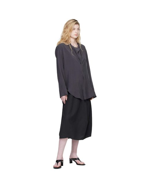 Studio Nicholson Black Pampa Blouse