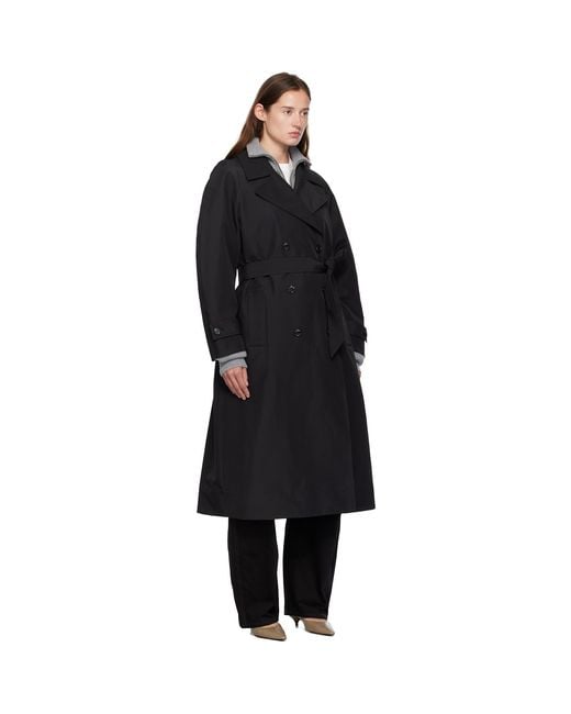 Moncler Genius Black Moncler X Ee72 Zake Trench Coat