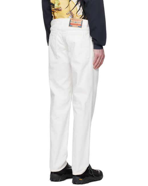 メンズ DIESEL ホワイト P-Definitive ジーンズ White