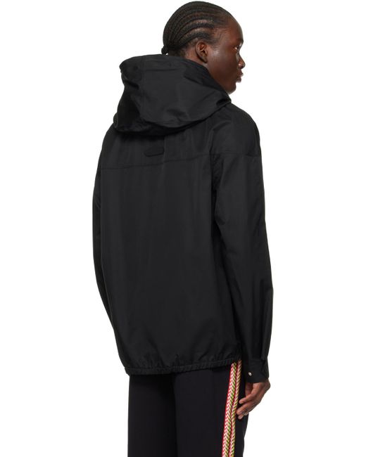Lanvin Black Hooded Jacket for men