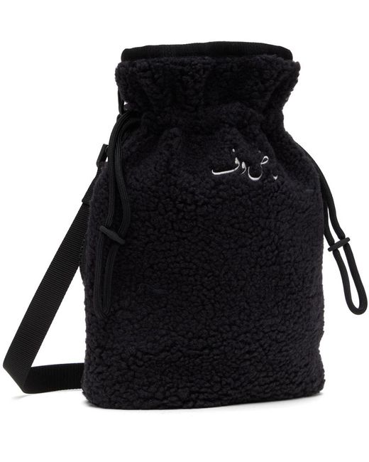 Undercover Black Drawstring Bag for men