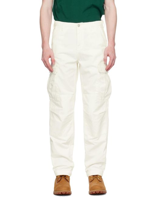Pantalon cargo blanc à coupe classique Carhartt pour homme en coloris Black