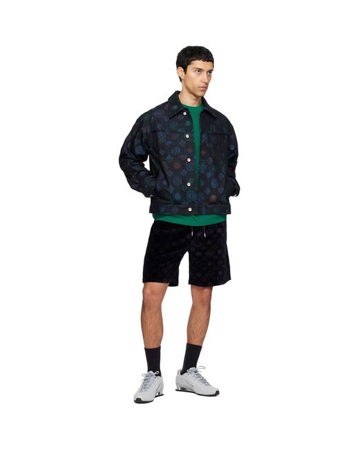 Casablanca Blue Heatmap Jacket for men