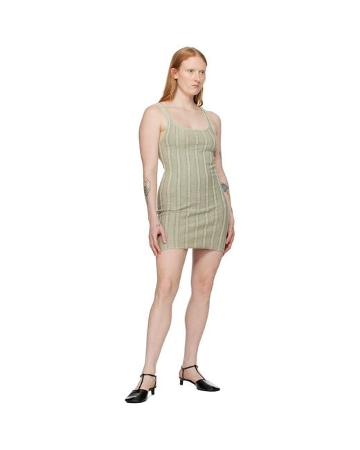 Filippa K Black Gray Strap Minidress