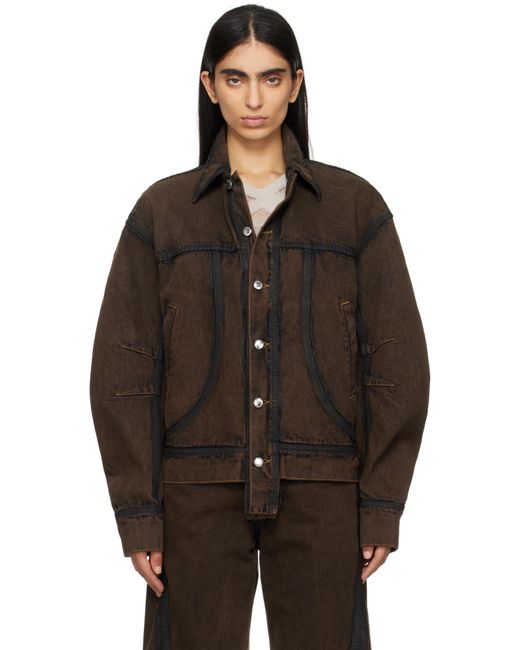 Eckhaus Latta Black El Redux Denim Jacket