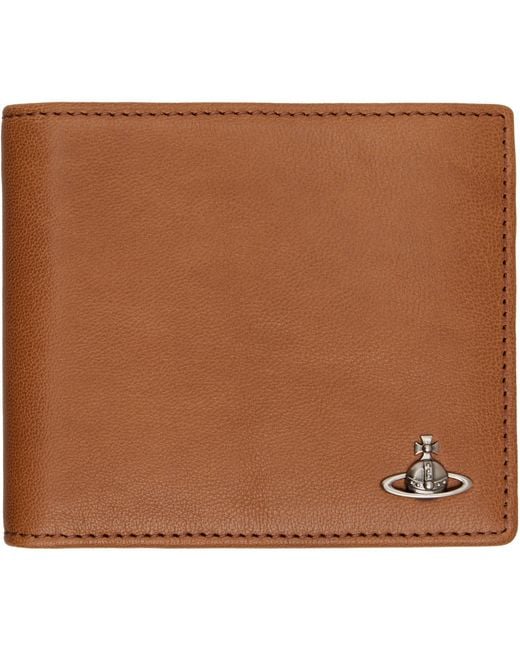 Vivienne Westwood Brown Billfold Wallet for men