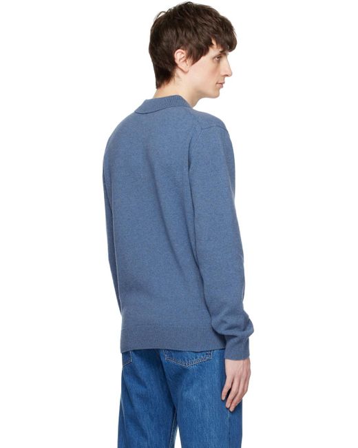 Norse Projects Blue Marco Polo for men
