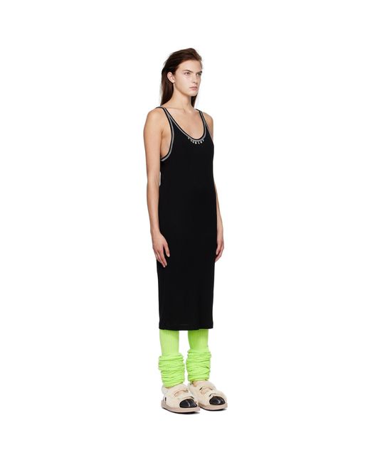 Doublet Black Rib Minidress