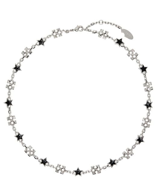 Off-White c/o Virgil Abloh Metallic Star Arrow Necklace for men