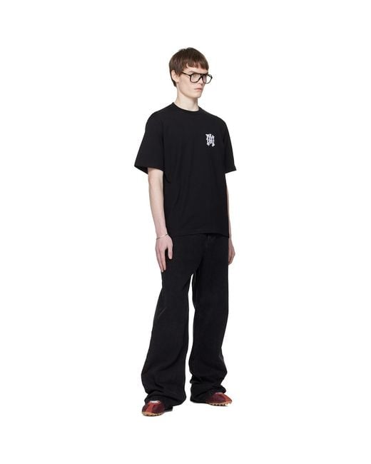 Amiri Black Ma Chateau T-Shirt for men