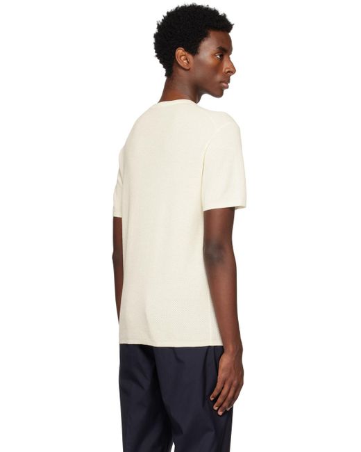 Dunhill Black Off-white Crewneck T-shirt for men