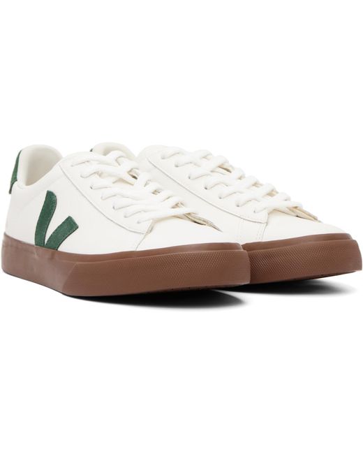 Veja Black Off- Campo Leather Sneakers for men