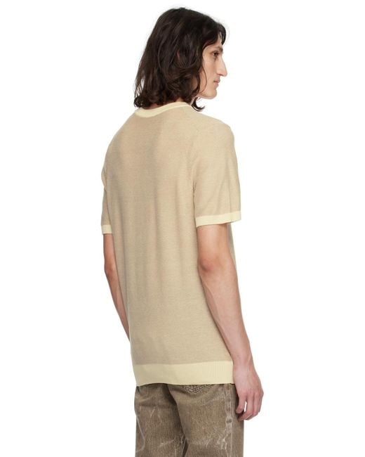 Boss Natural Off- Crewneck Sweater for men