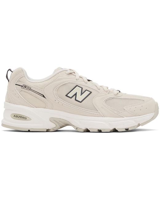 New Balance Black Off-white 530 Sneakers for men