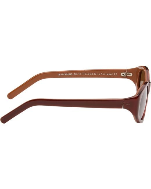 Our Legacy Black Unwound Sunglasses for men