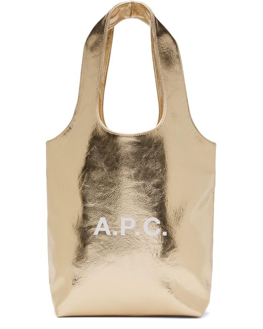 メンズ A.P.C. ゴールド スモール Ninon トートバッグ Natural