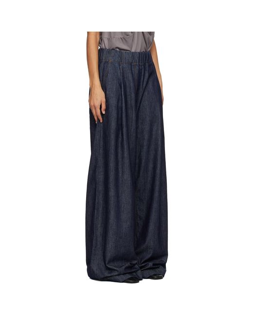 Dries Van Noten Blue Wide Leg Jeans