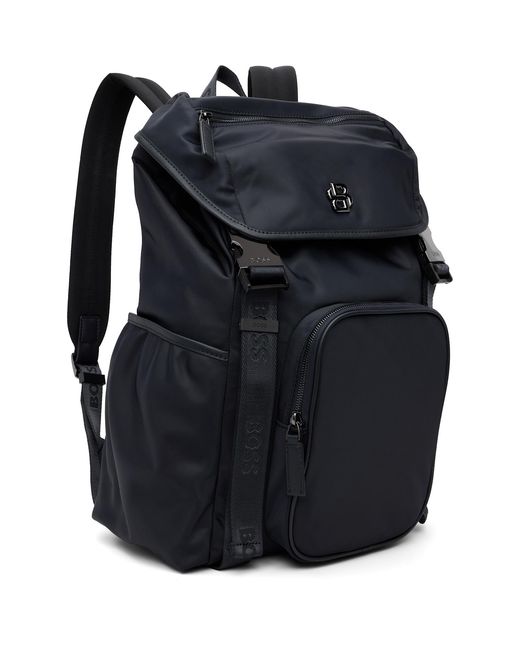 Boss Black Logo Hardware Backpack for men