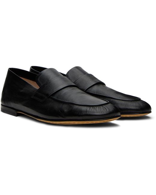 Officine Creative Black Airto 001 Loafers for men