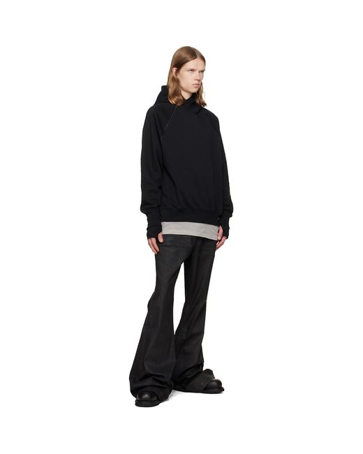 Thom Krom Black Ms 193 Hoodie for men