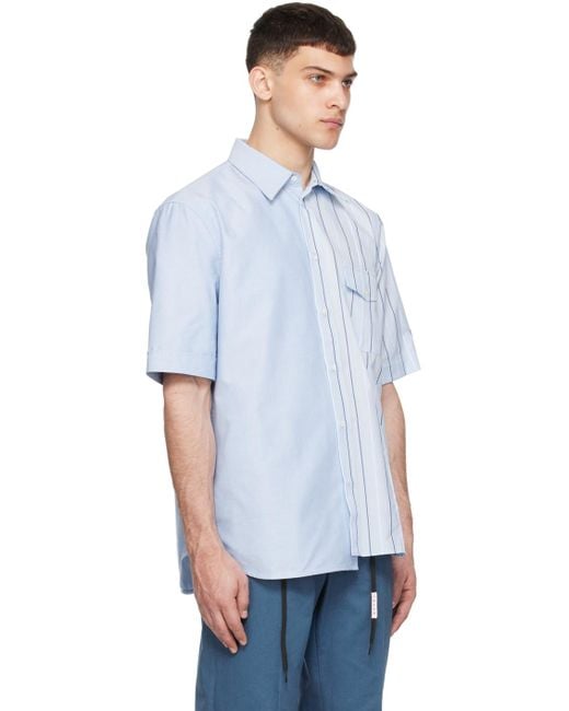 Marni White Paneled Shirt for men