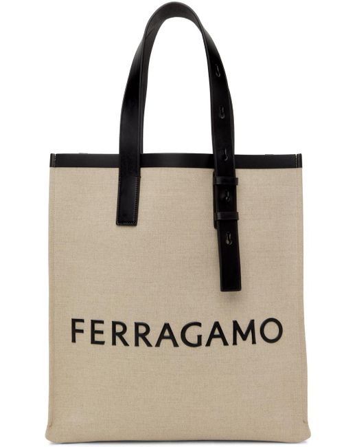 Ferragamo Black Signature Tote