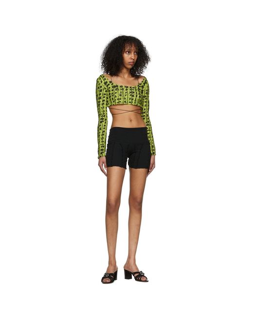 Helenamanzano Black Ssense Exclusive Cuerda T-Shirt