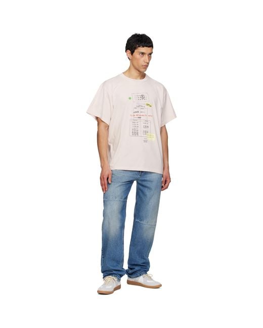 MM6 by Maison Margiela Blue Straight-Leg Jeans for men