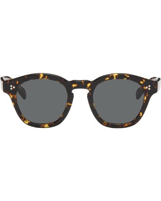 Oliver Peoples Black Boudreau Sunglasses for men