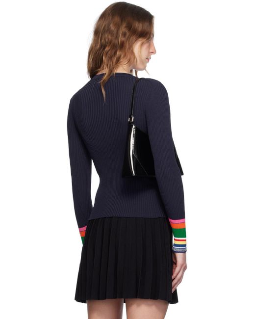Staud Blue Cargo Cardigan