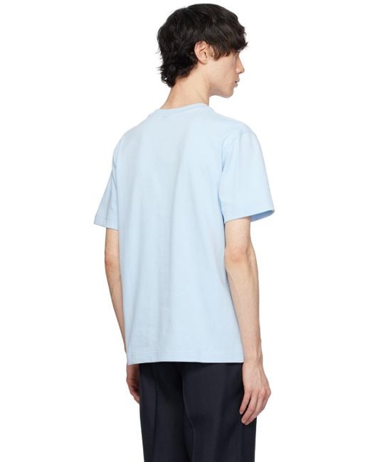 T-shirt 'le t-shirt gros-grain' bleu Jacquemus pour homme en coloris Blue