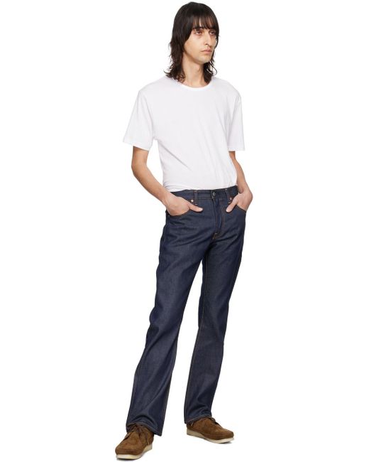 Levi's Blue Navy 502 Jeans for men