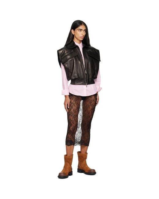 Versace Brown Buckled Suede Boots
