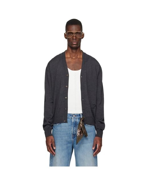 Jacquemus Black 'The J' Cardigan for men