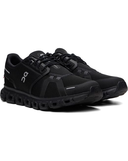 On Shoes Black Cloud 6 Sneakers for men