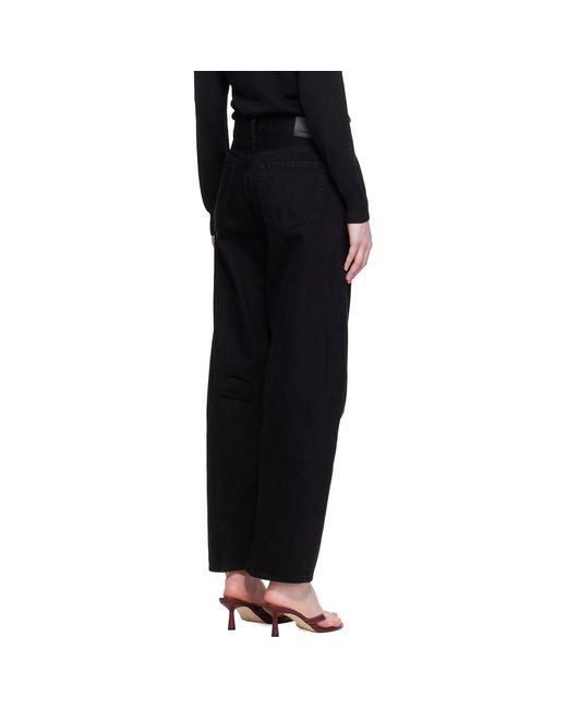 Citizens of Humanity Black Miro Long Relaxed Jeans