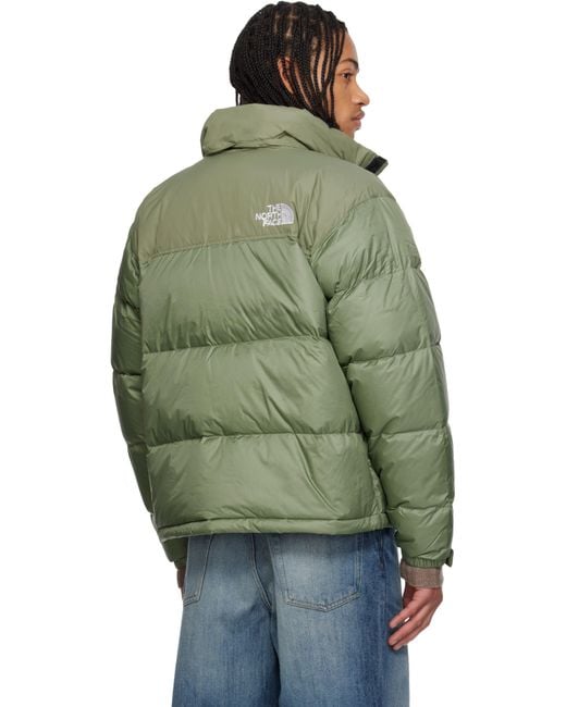 メンズ The North Face グリーン 1996 レトロ ヌプシ ダウンジャケット Green