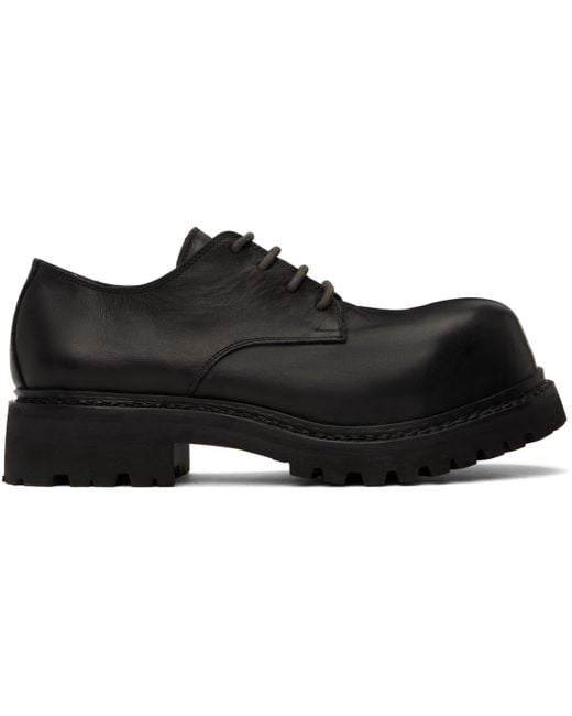 A Diciannoveventitre Black Prisma Derbys for men