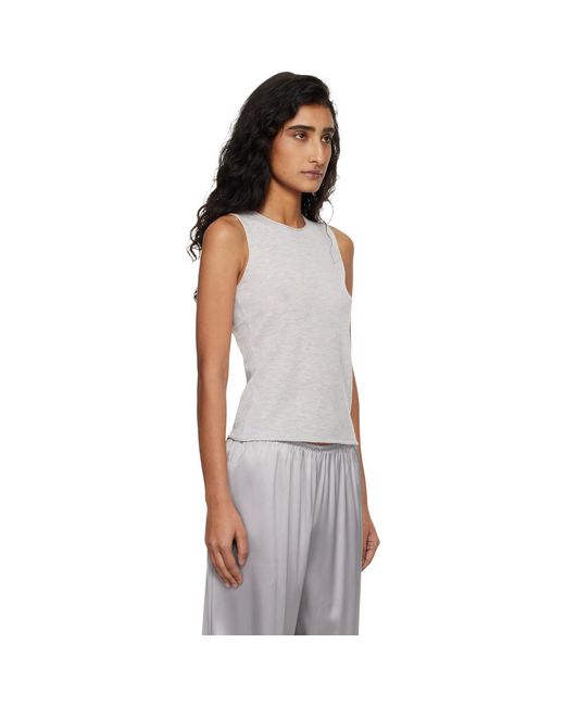 Skims Black Featherweight Cashmere Sleeveless Top