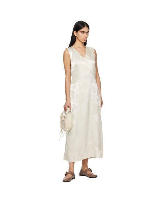 Holzweiler Black Off- Luka Jacquard Maxi Dress