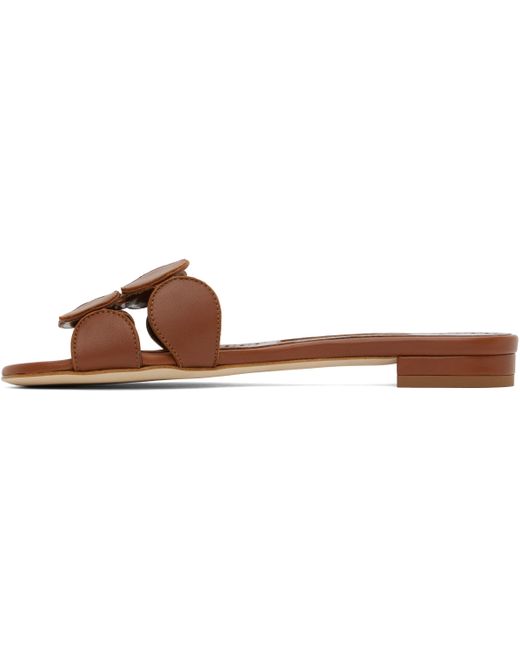 Manolo Blahnik Black Haribalmuflat Sandals