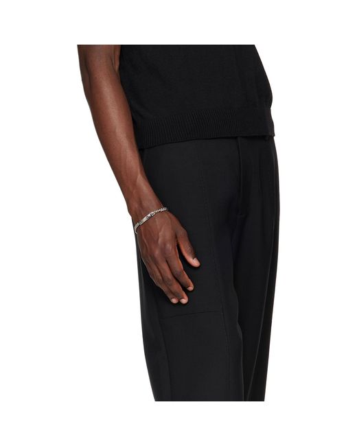 Ferragamo Metallic Curb Chain Bracelet for men